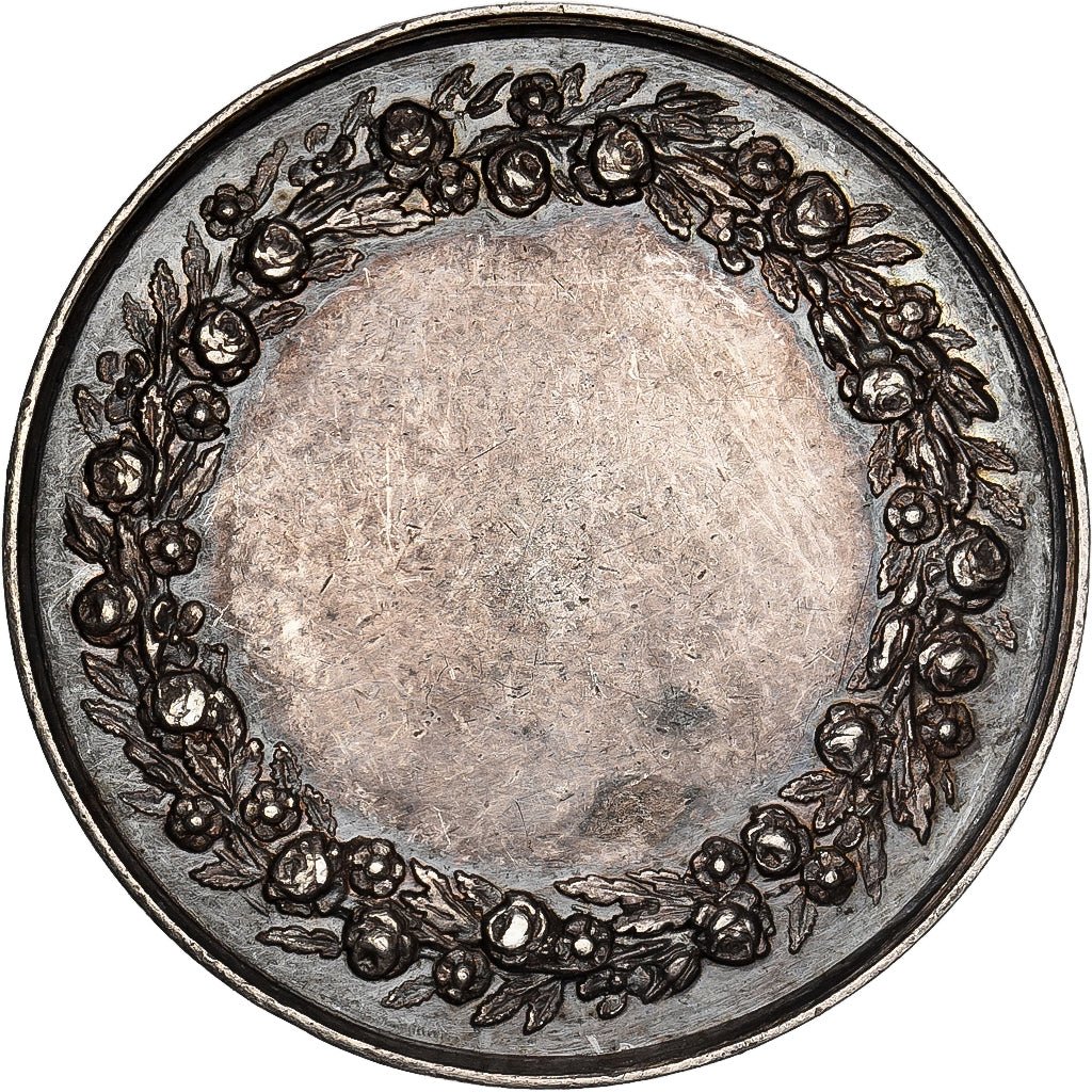 France, Medal, Religion, Mariage Chrétien, Silver, Pingret, AU(50-53)