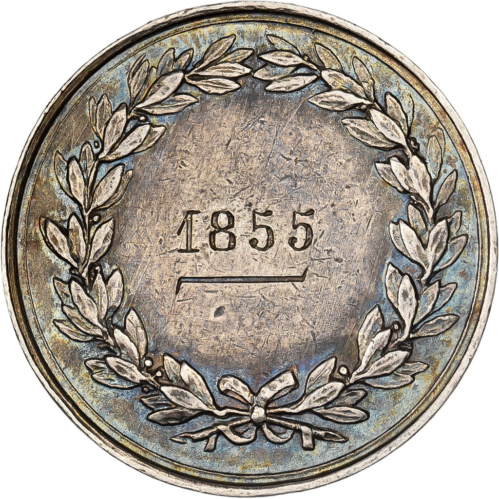 France, Token, Au Très Cher Frère Pigeonnat, 1855, Silver, AU(50-53)