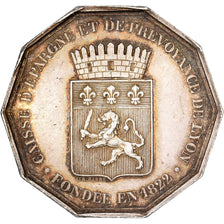 Frankreich, betaalpenning, Caisse d'Epargne et de Prévoyance de Lyon, 1822