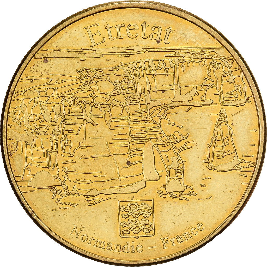 Francia, ficha, Etretat -  Les Falaises, Rame-nichel-alluminio, SPL-