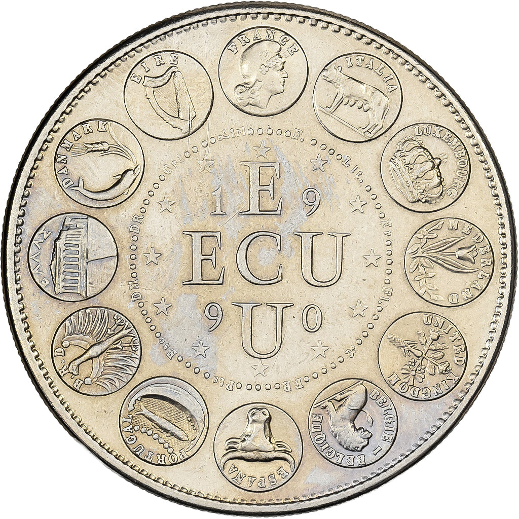 France, Medal, Ecu Europa, Marianne, 1990, Copper-nickel, MS(63)