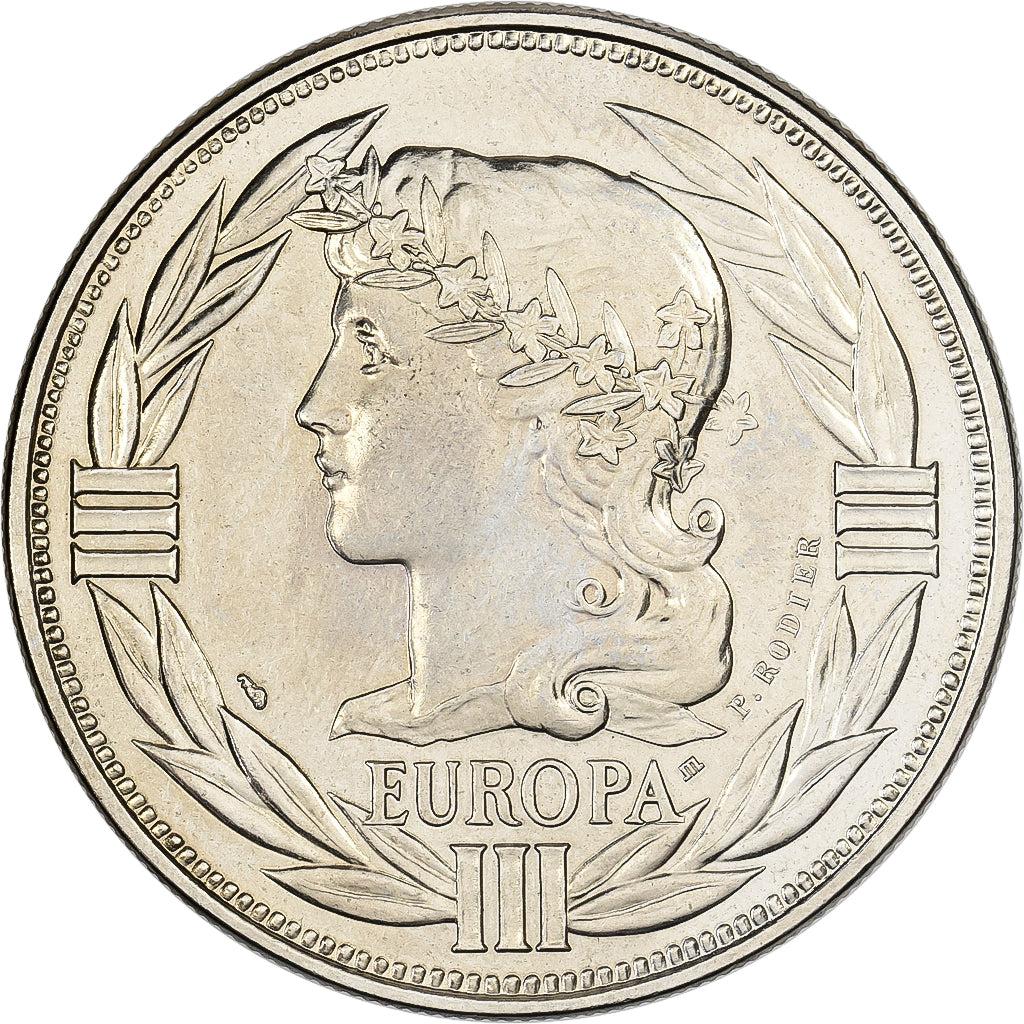 Frankreich, Medaille, Ecu Europa, Marianne, 1987, Kupfer-Nickel, UNZ