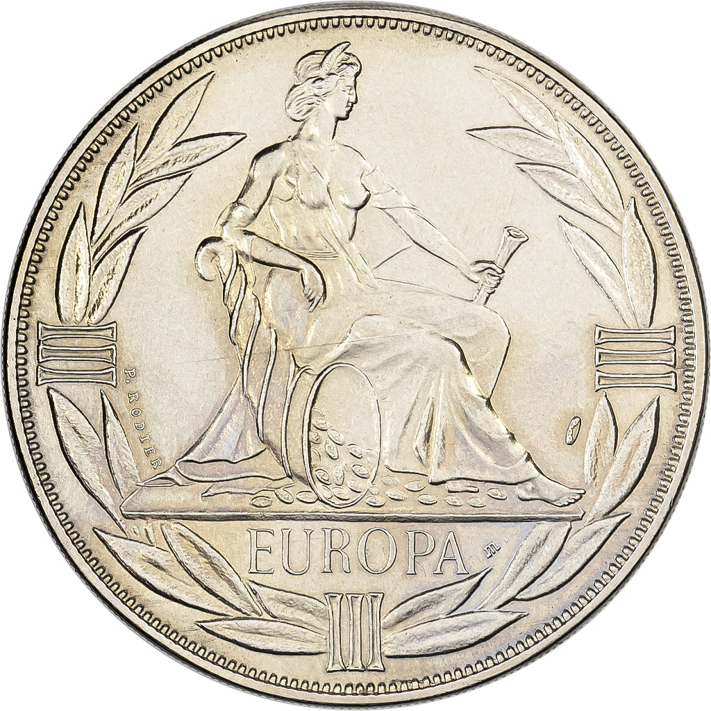 Francia, medaglia, Ecu Europa, Europe Assise, 1982, Rame-nichel, SPL