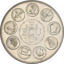 France, Medal, Ecu Europa, 1979, Copper-nickel, Rodier, MS(63)