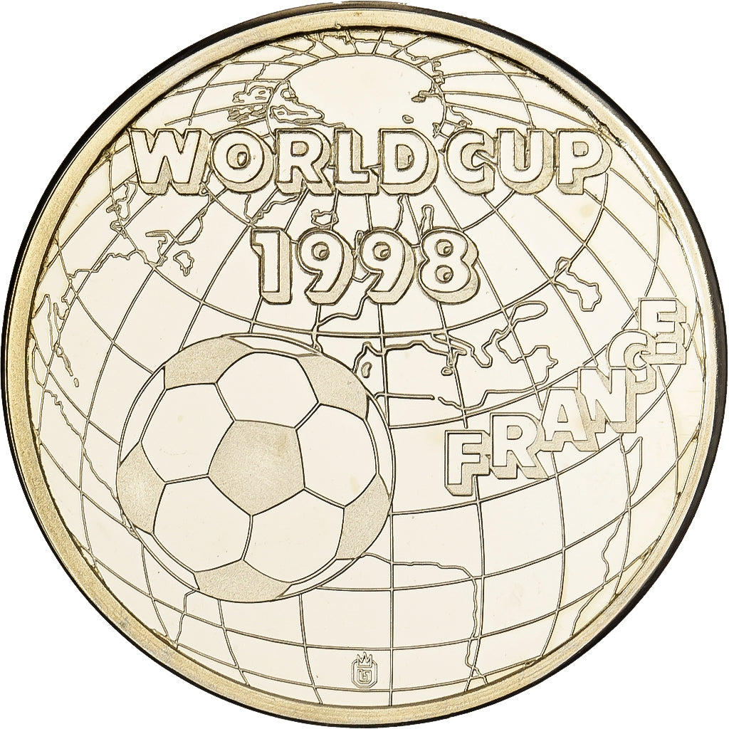 Francia, medaglia, France 98, Coupe du Monde de Football, 1998, Rame placcato