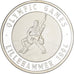 France, Jeton, Jeux Olympiques d'Hiver de Lillehammer, 1994, Argent, FDC, BE.