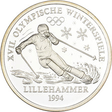 Germany, Medal, Jeux Olympiques d'Hiver, Lillehammer, 1994, Silver, MS(65-70)