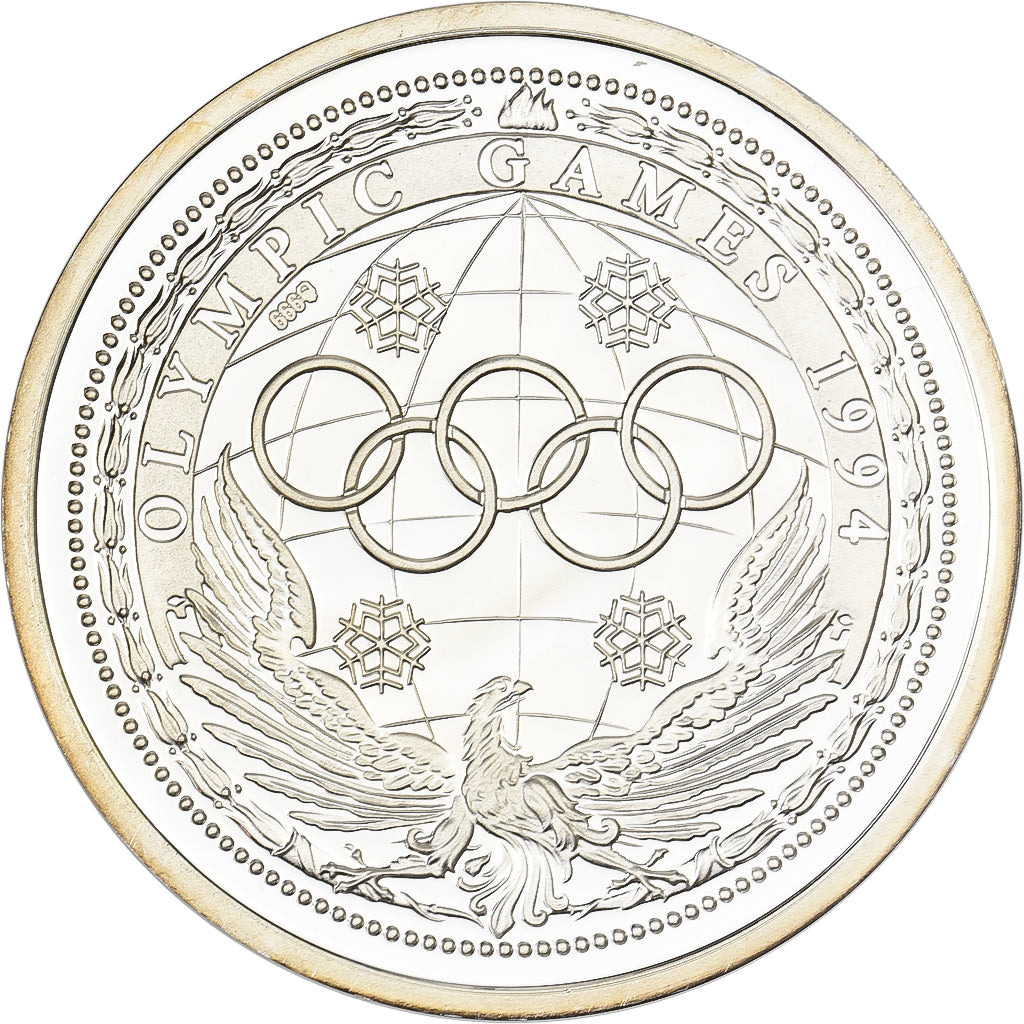 Germany, Medal, Jeux Olympiques d'Hiver, Lillehammer, 1994, Silver, MS(65-70)