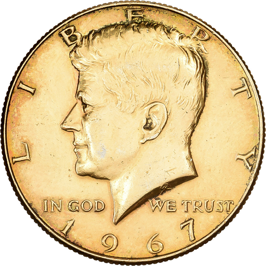 UNITED STATES, Kennedy Half Dollar, Half Dollar, 1967, U.S. Mint, KM #202a,...