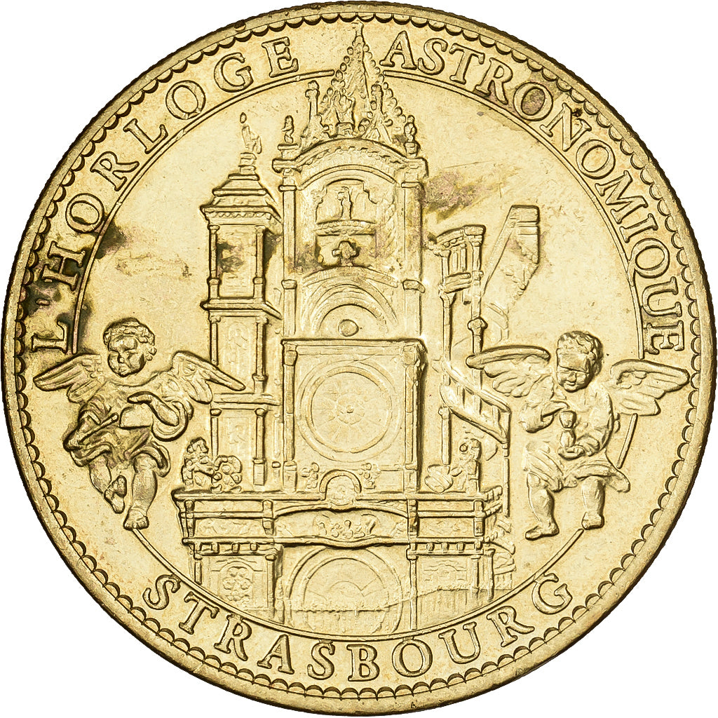 France, Token, Strasbourg - Horloge Astronomique, Copper-nickel Aluminium