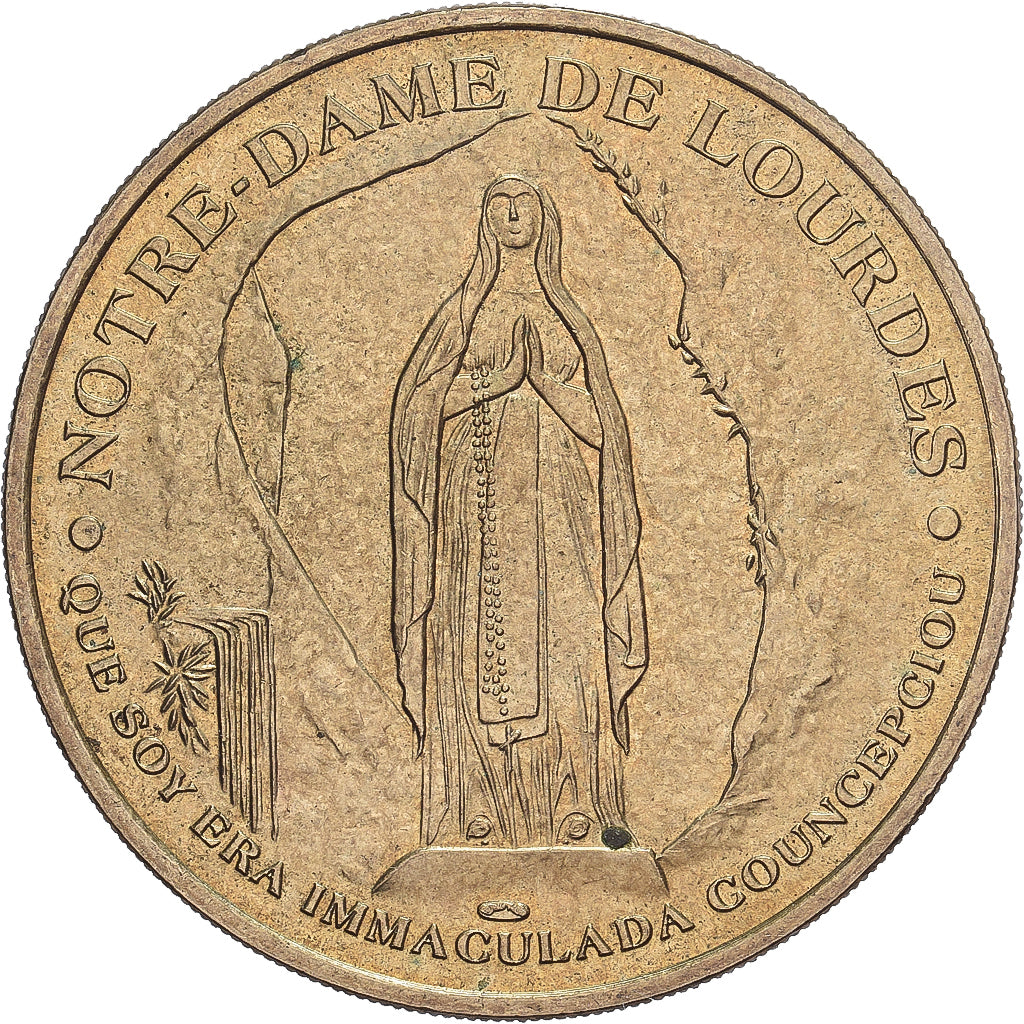 Francja, Token, Notre Dame de Lourdes, Miedzionikiel Aluminium, MDP, AU(50-53)