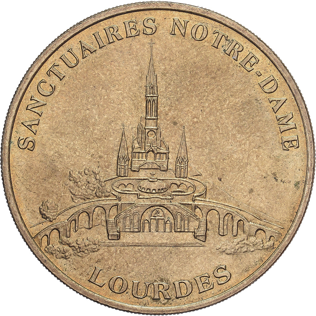 Francja, Token, Notre Dame de Lourdes, Miedzionikiel Aluminium, MDP, AU(50-53)