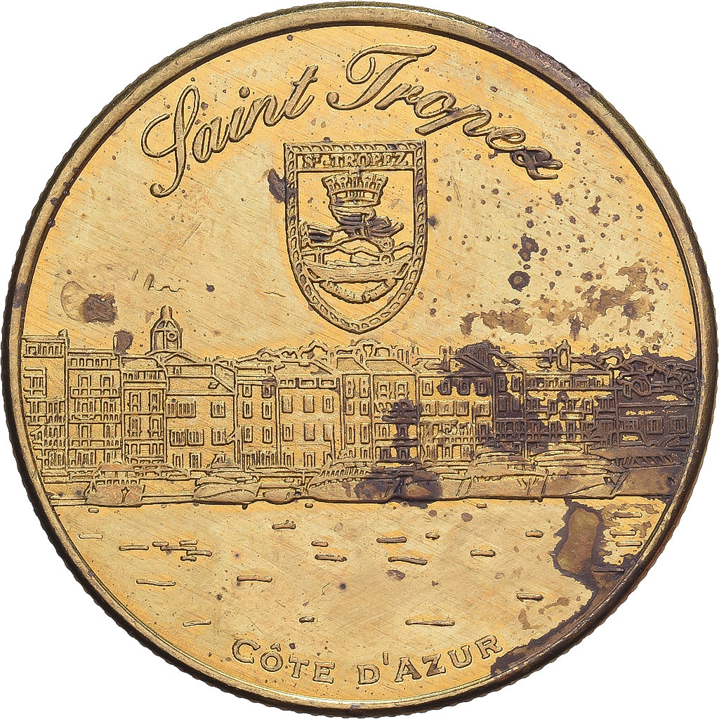 Francja, Token, Provence - Saint-Tropez, Miedzionikiel Aluminium, EF(40-45)