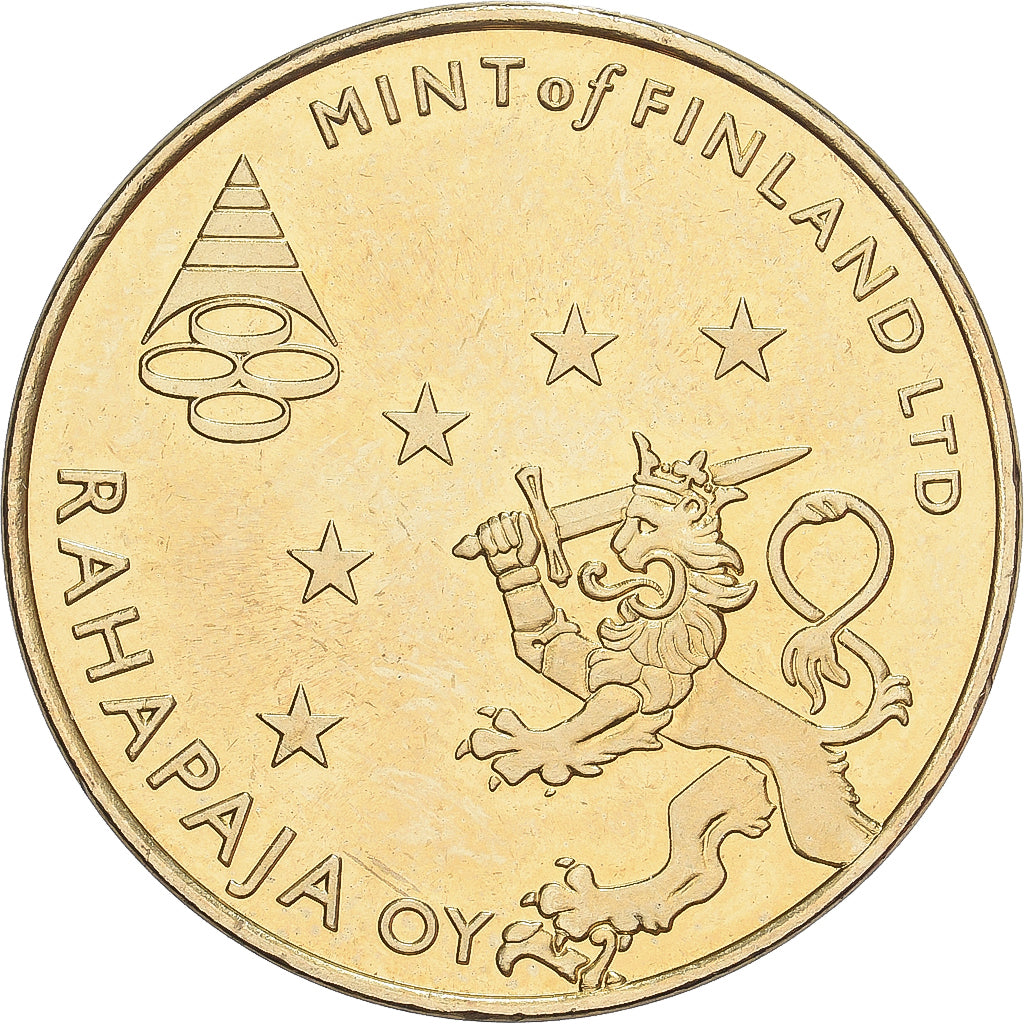 Finlandia, Token, L'or de Laponie, 2003, Miedzionikiel Aluminium, MS(63)
