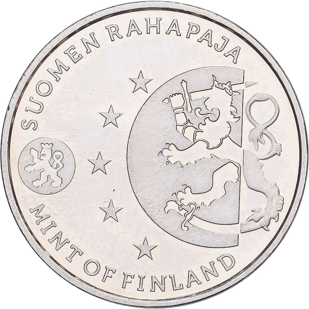 Finlandia, zeton, Russaro, 2010, Aluminio y cuproníquel, EBC
