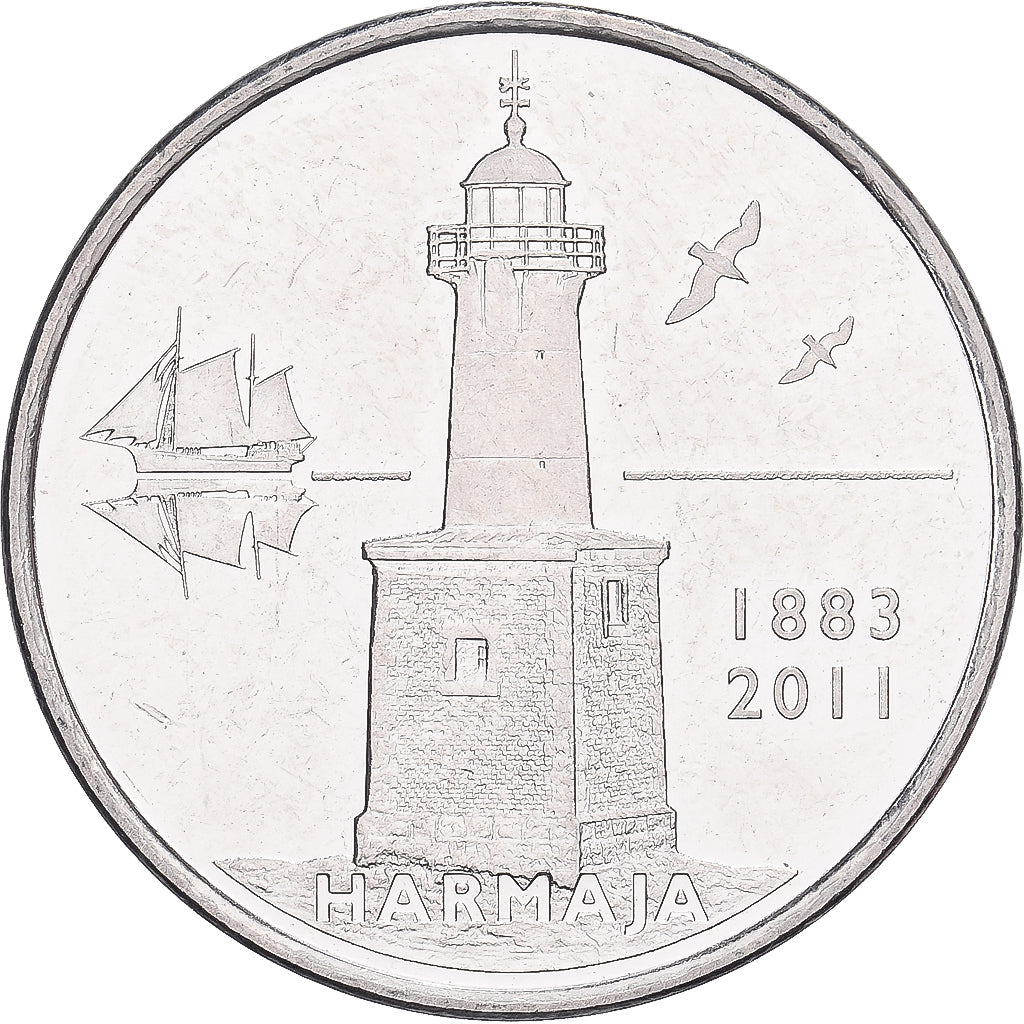Finlandia, Token, Harmaja, 2011, Miedzionikiel Aluminium, AU(55-58)