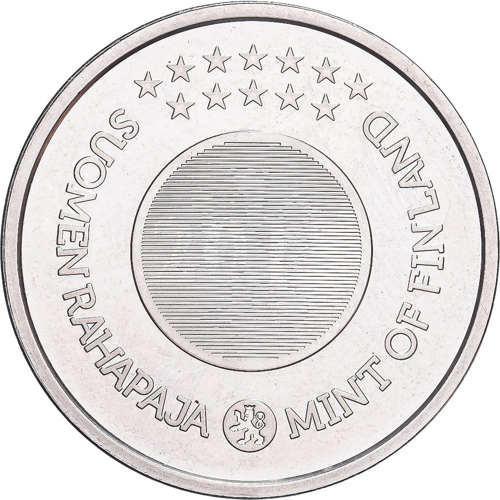 Finlandia, zeton, Suomen Majakat, Aluminio y cuproníquel, EBC