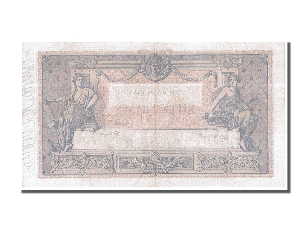 Billet, France, 1000 Francs, 1 000 F 1889-1926 ''Bleu et Rose'', 1926