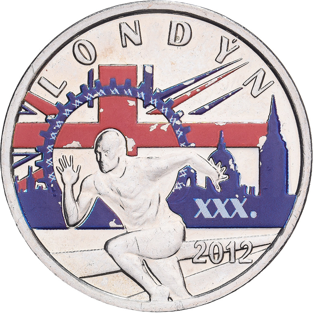 Slovakia, Token, Jeux Olympiques de Londres, 2012, Copper-nickel, AU(55-58)