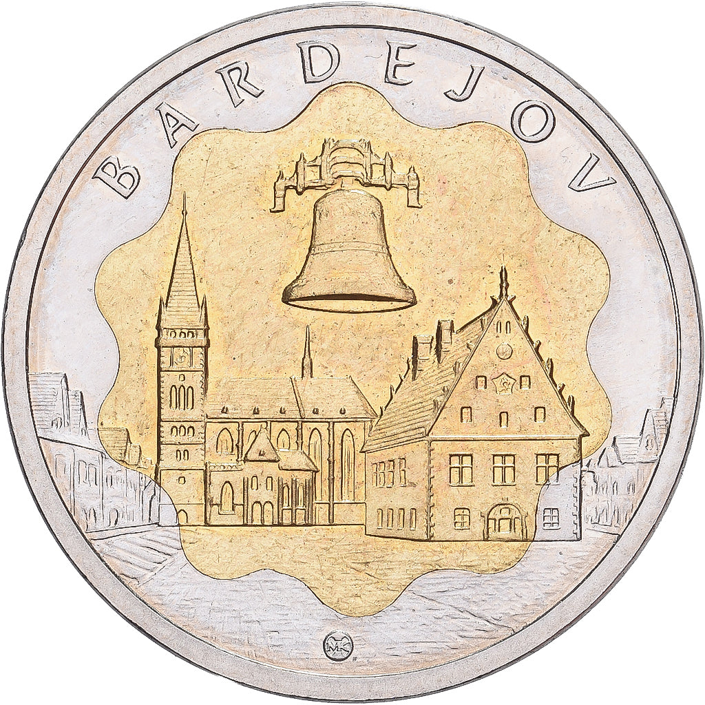 Slovakia, Token, Bardejev, Copper-nickel, AU(55-58)