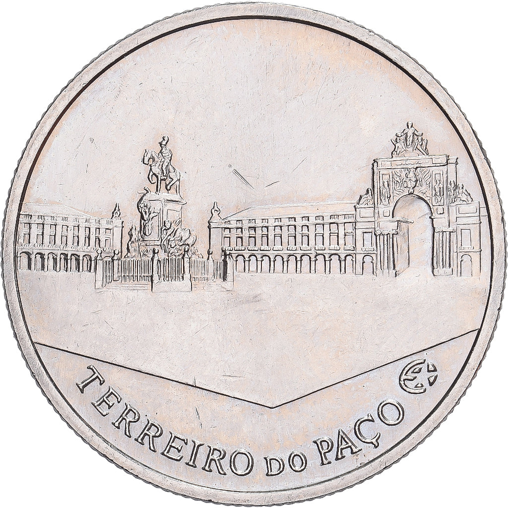 Portugal, 2-1/2 Euro, Terreiro do Paço, 2010, Cupro Nickel, AU(55-58)