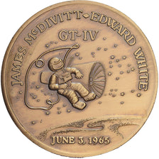 United States, Token, Project Gemini, 1965, Bronze, MS(63)