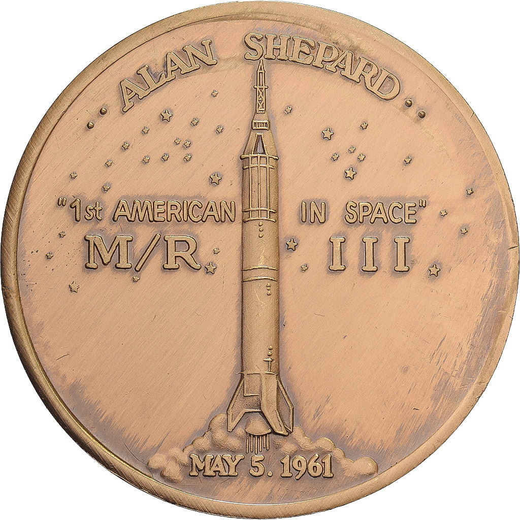 Stati Uniti, ficha, Project Mercury, 1962, Bronzo, SPL