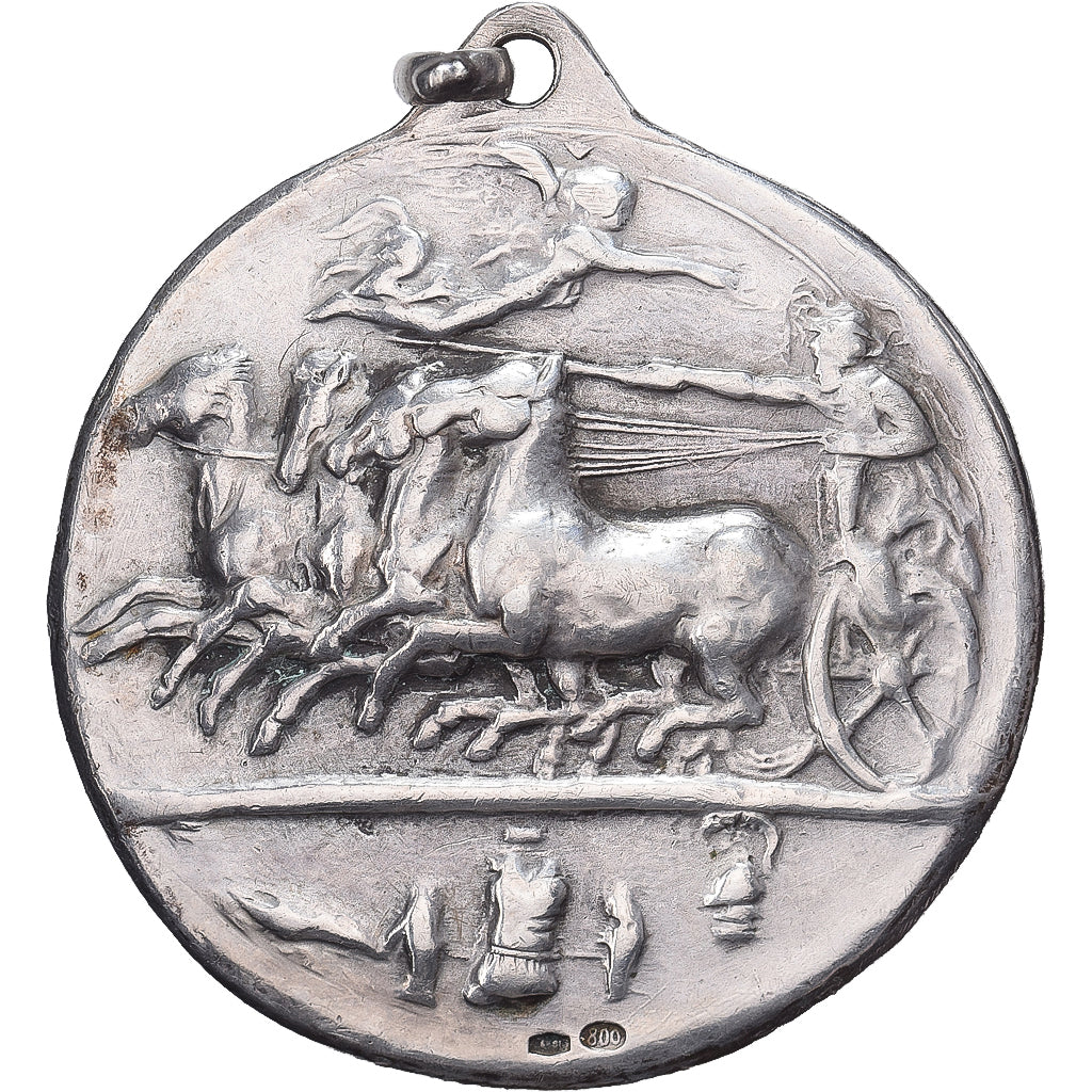 Francja, medal, Reproduction Monnaie de Syracuse, Sicile, Srebro, AU(55-58)