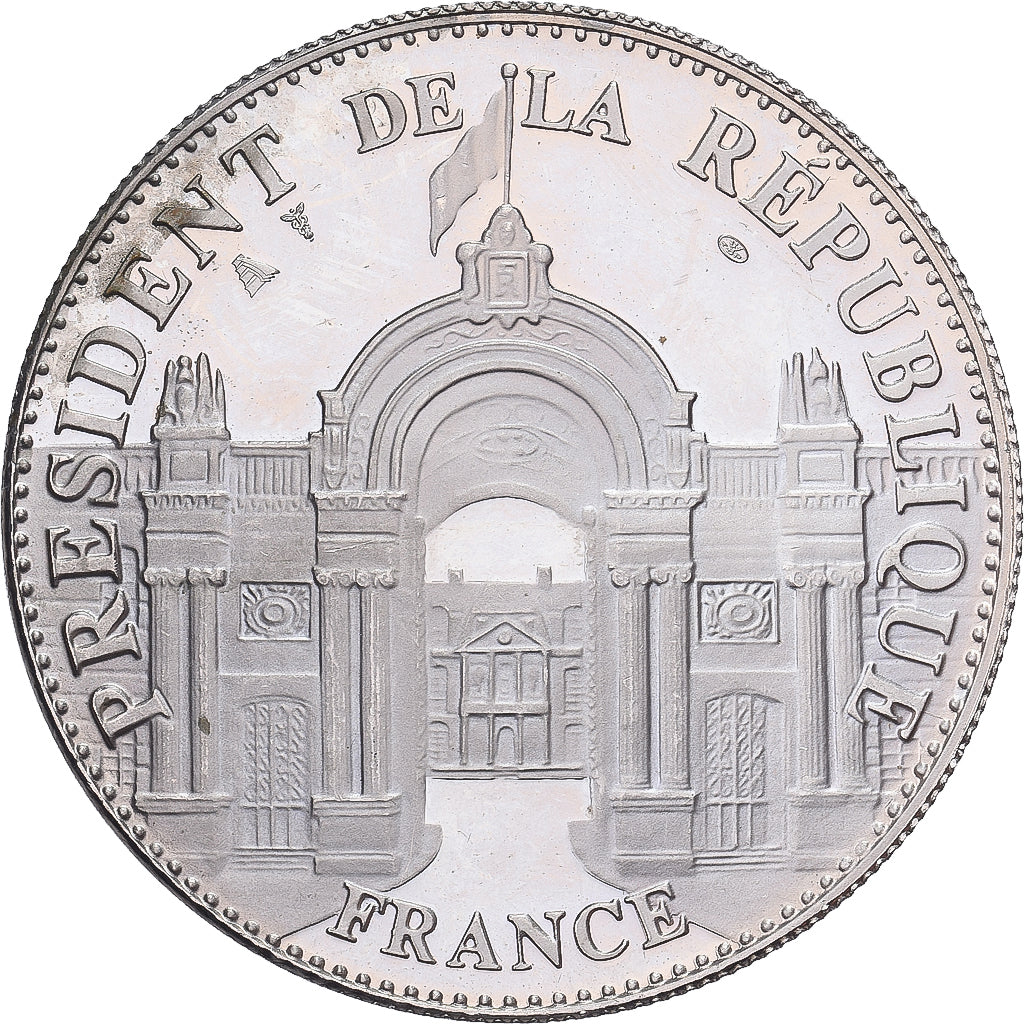 Francia, medaglia, Les Présidents de la République, Jacques Chirac, 2007