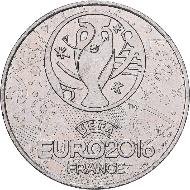 France Token Football Euro 2016 Copper-nickel AU(55-58