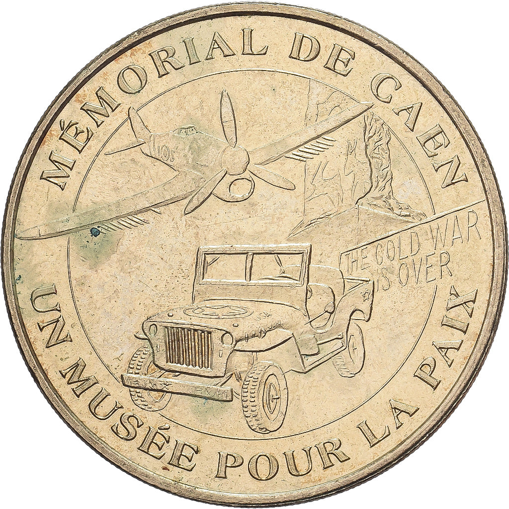 France, Jeton, Caen - Mémorial n°2, 2007, Cupro-nickel Aluminium, TTB, MDP