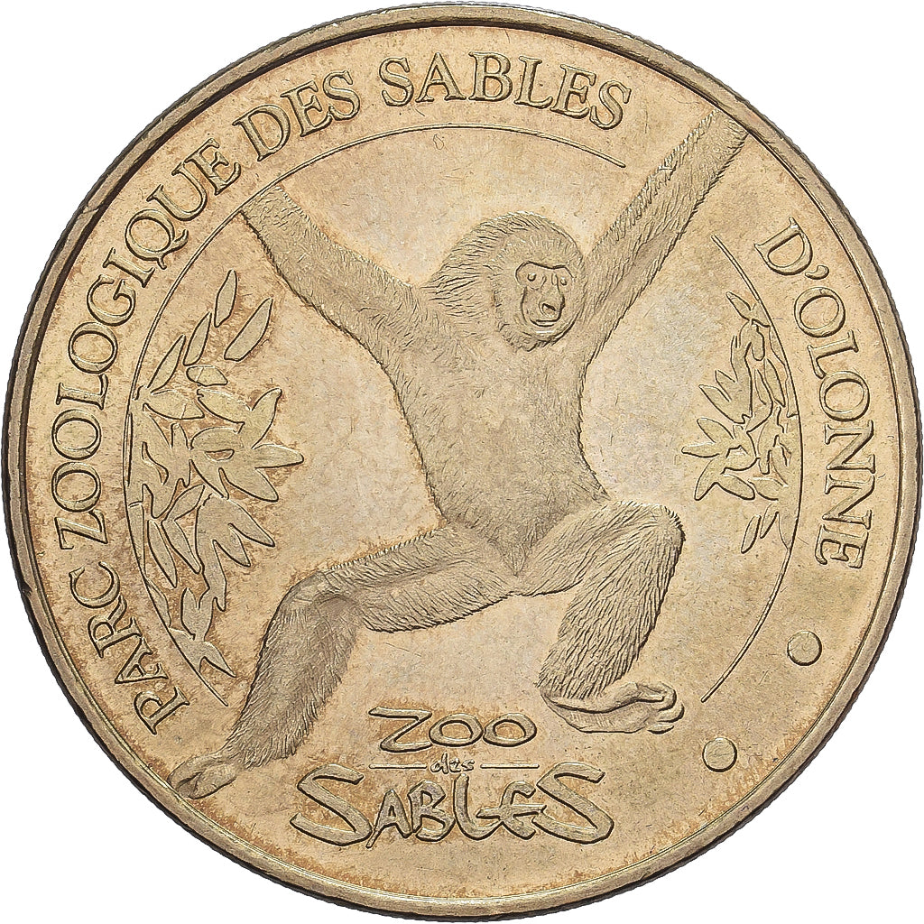 France, Jeton, Les Sables d'Olonne - Zoo, 2007, Cupro-nickel Aluminium, TTB, MDP