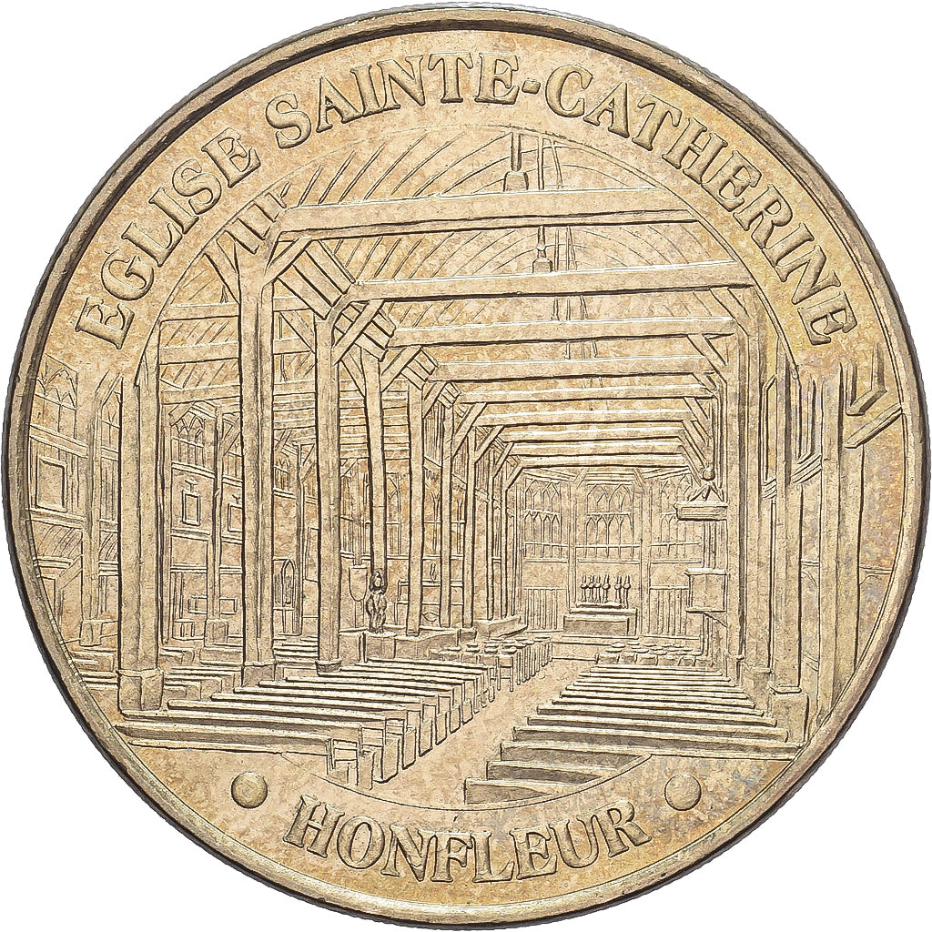 France, Jeton, Honfleur - Eglise Ste Catherine, 2006, Cupro-nickel Aluminium