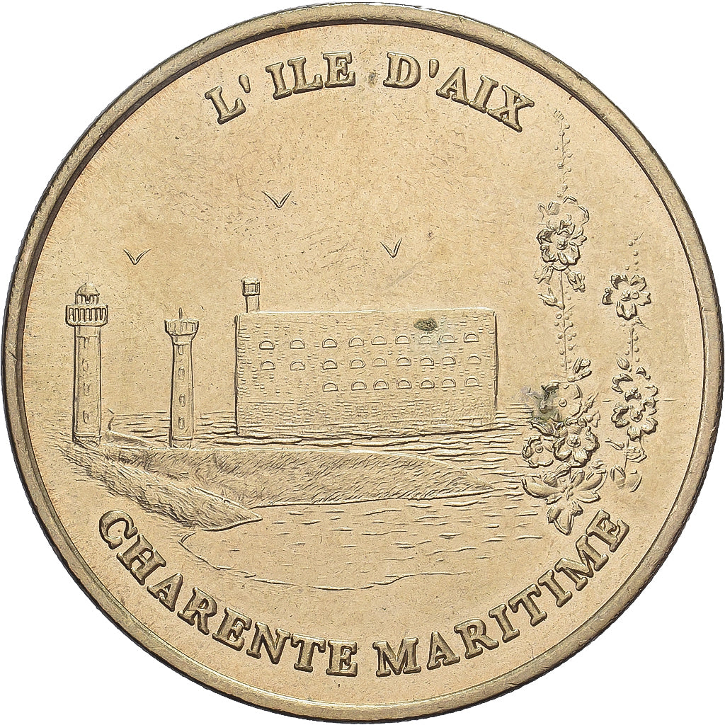 France, Jeton, L'Ile d'Aix, Charente Maritime, 2005, Cupro-nickel Aluminium