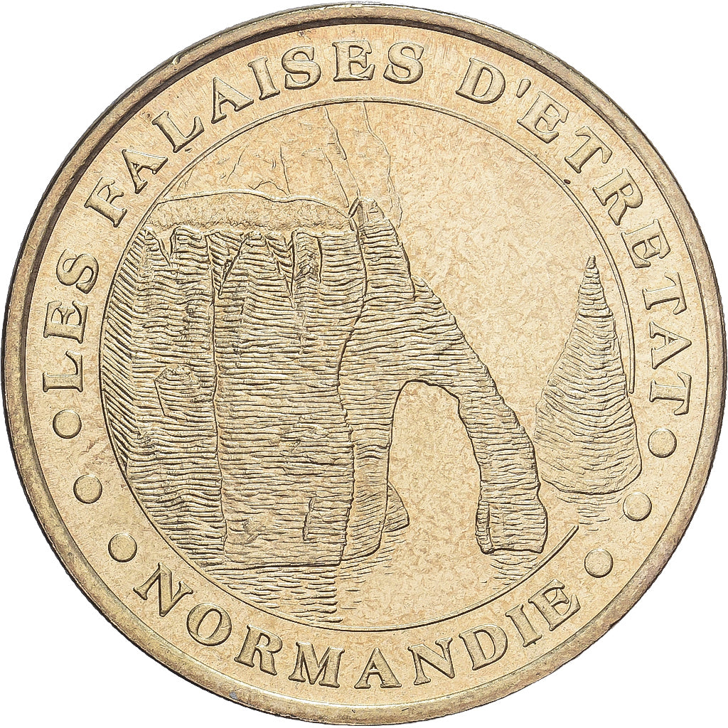 France, Jeton, Falaises d'Etretat, Normandie, 2005, Cupro-nickel Aluminium, TTB