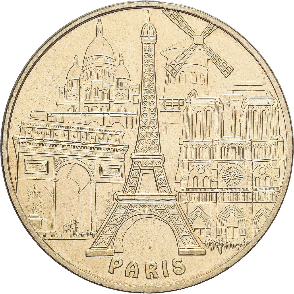 Francia, ficha, Monuments de Paris, La Tour Eiffel, 2008, Rame-nichel-alluminio