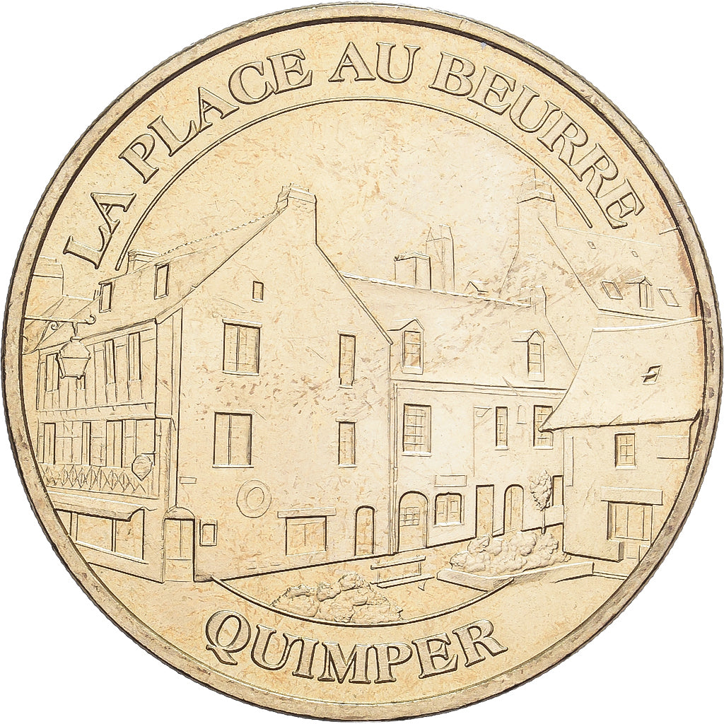 Francia, ficha, 29/ Place au Beurre - Quimper, 2008, Rame-nichel-alluminio, MDP