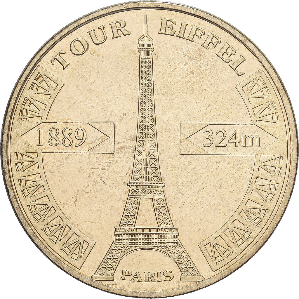 France, Jeton, Tour Eiffel, 2008, Cupro-nickel Aluminium, TTB, MDP
