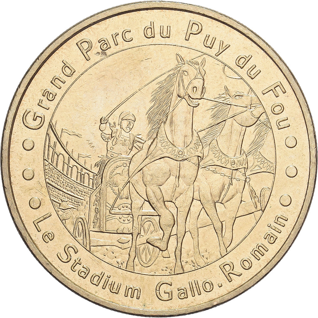 France, Jeton, 85/ Puy du Fou - Stadium, 2008, Cupro-nickel Aluminium, TTB, MDP