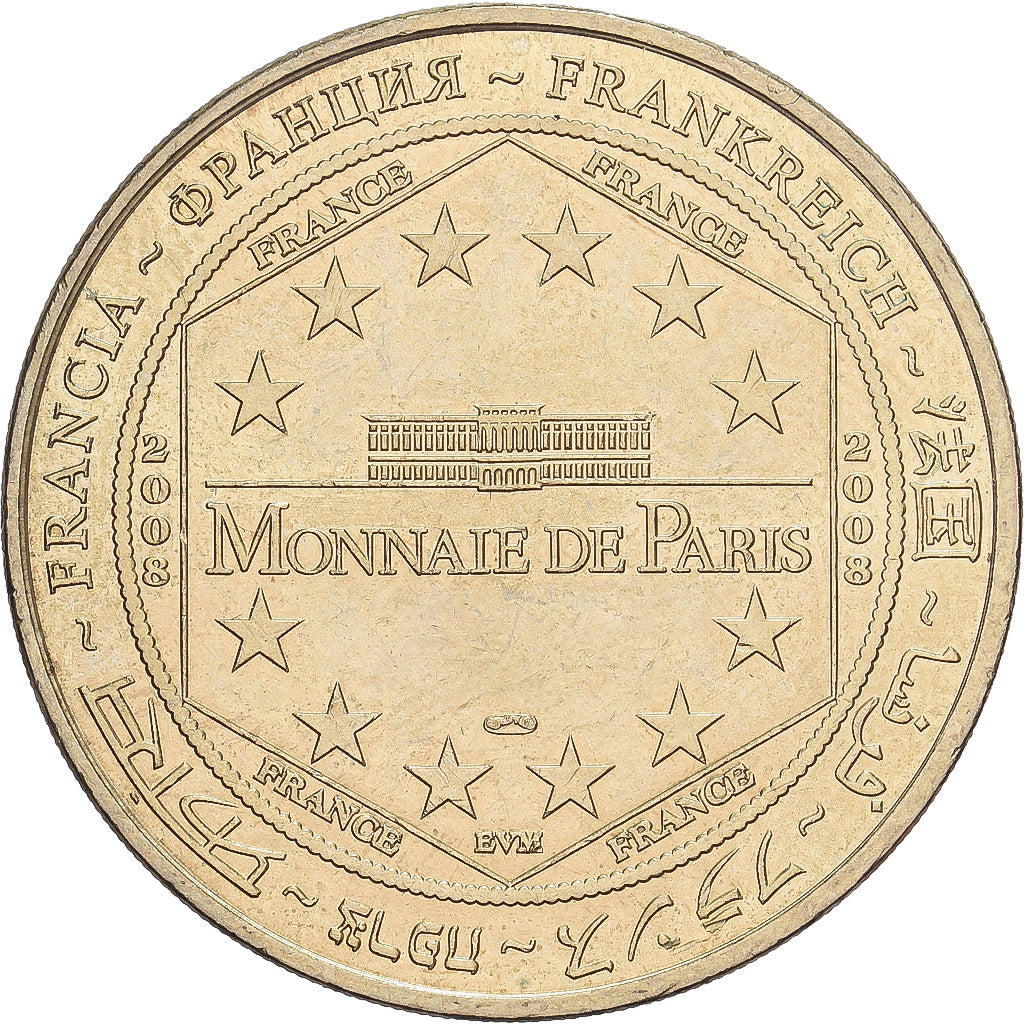 Frankrijk, Token, 77/ Disneyland - Pirates des Caraïbes, 2008, Copper-nickel