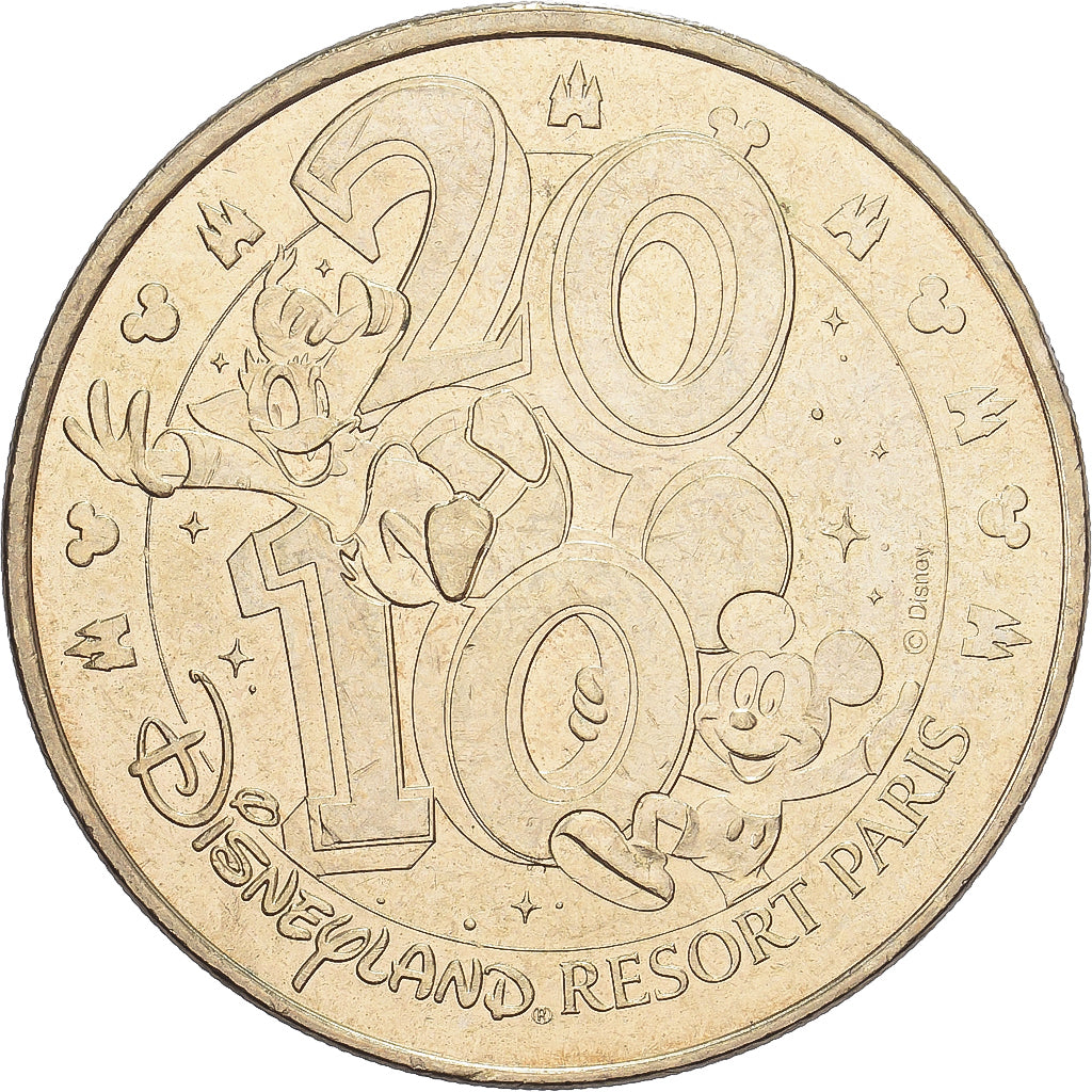 Frankrijk, Token, Disneyland - Resort Paris, 2009, Copper-nickel Aluminium, MDP