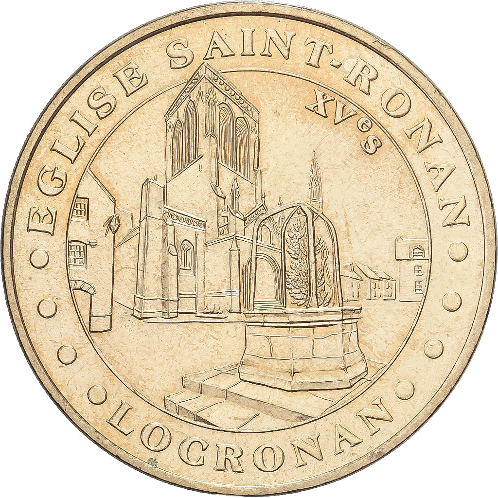 Francia, ficha, Locronan - Eglise Saint Ronan, 2009, Rame-nichel-alluminio, MDP