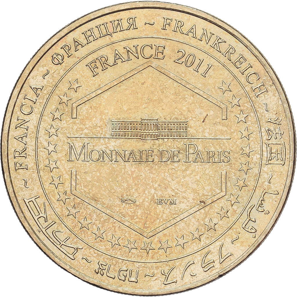 Frankrijk, Token, 37/ Forteresse - Chinon, 2011, Copper-nickel Aluminium, MDP