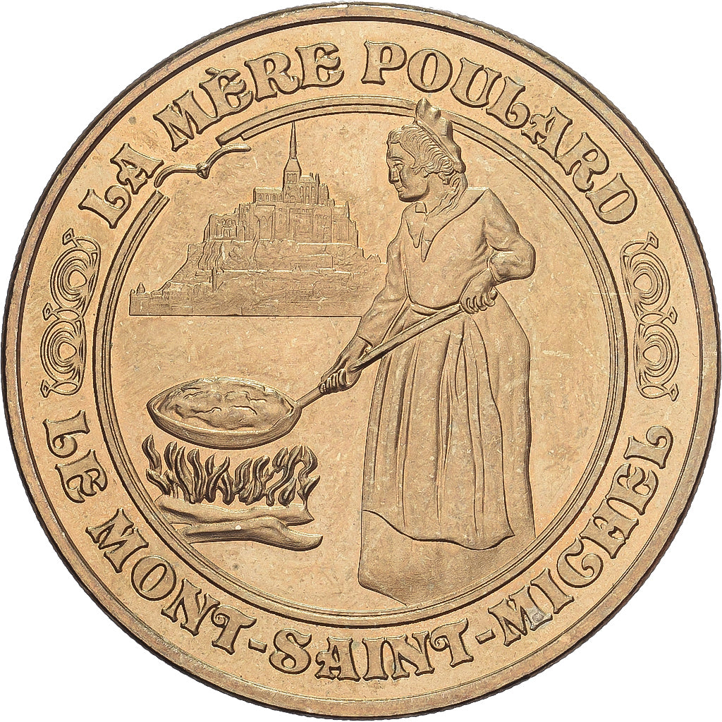 Frankrijk, Token, Mont Saint-Michel, La Mère Poulard, 2012, Copper-nickel