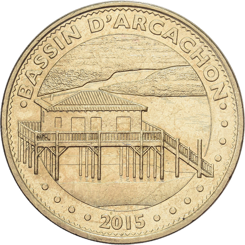Francia, ficha, 33/ Le Bassin d'Arcachon, 2015, Rame-nichel-alluminio, MDP, BB