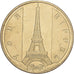 France, Jeton, Tour Eiffel, 2015, Cupro-nickel Aluminium, TTB, MDP