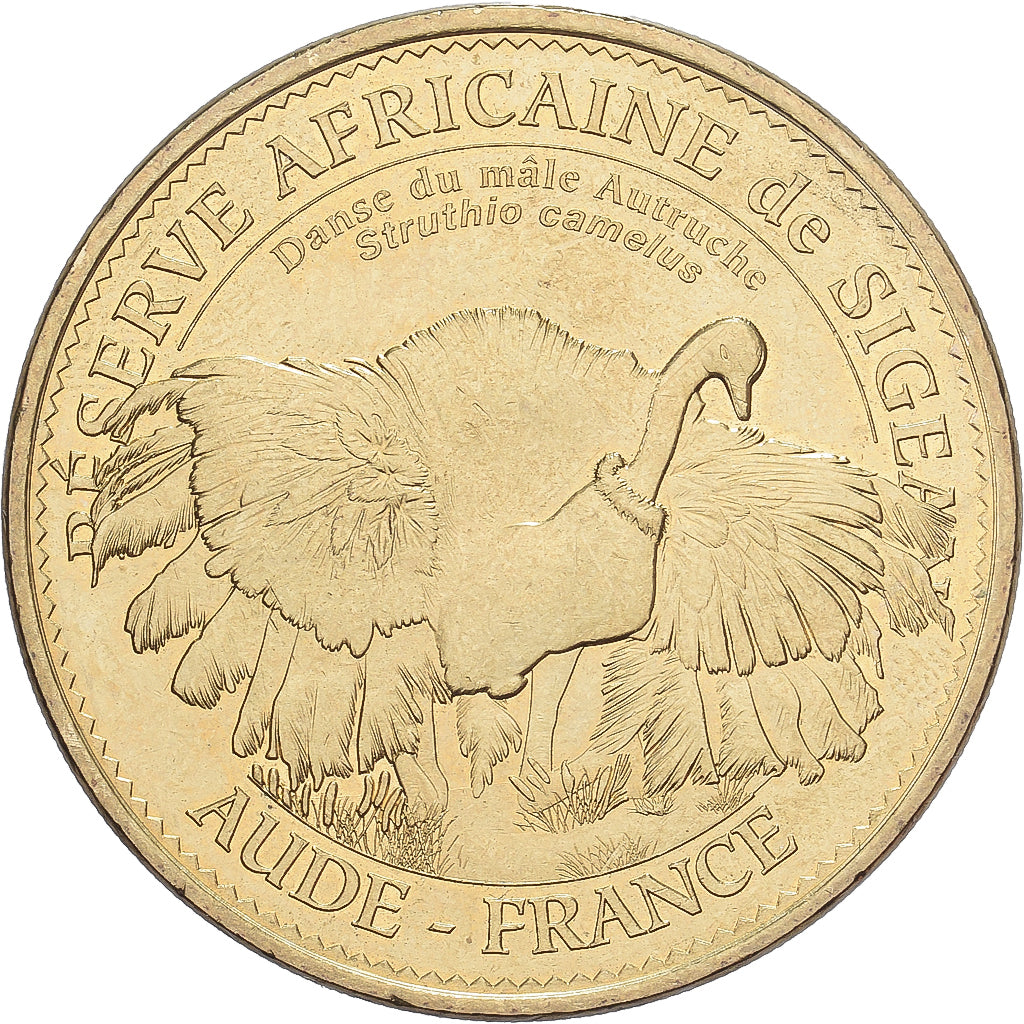 Frankrijk, Token, Sigean - Réserve n°21 - L'autruche, 2015, Copper-nickel