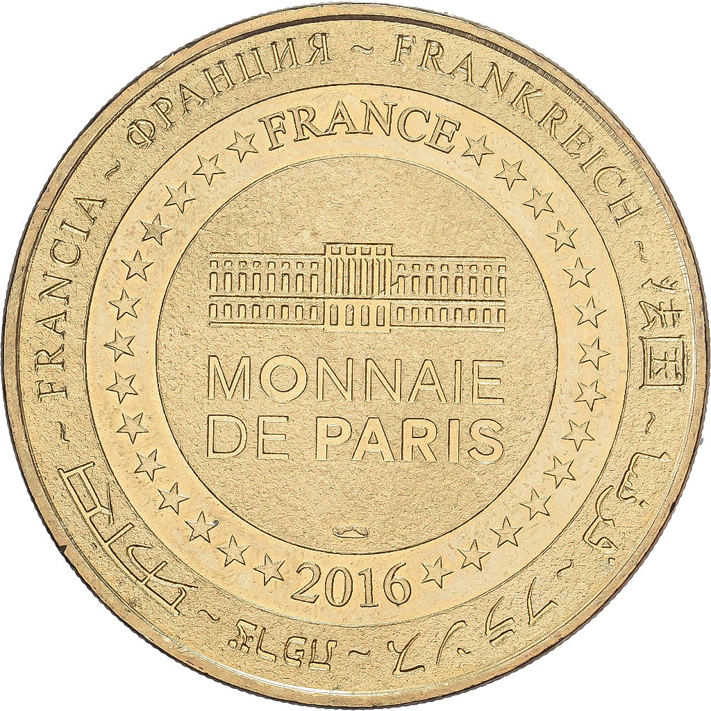 França, Token, 77/ Disneyland - Star Tours, 2016, Cuproníquel Alumínio, MDP