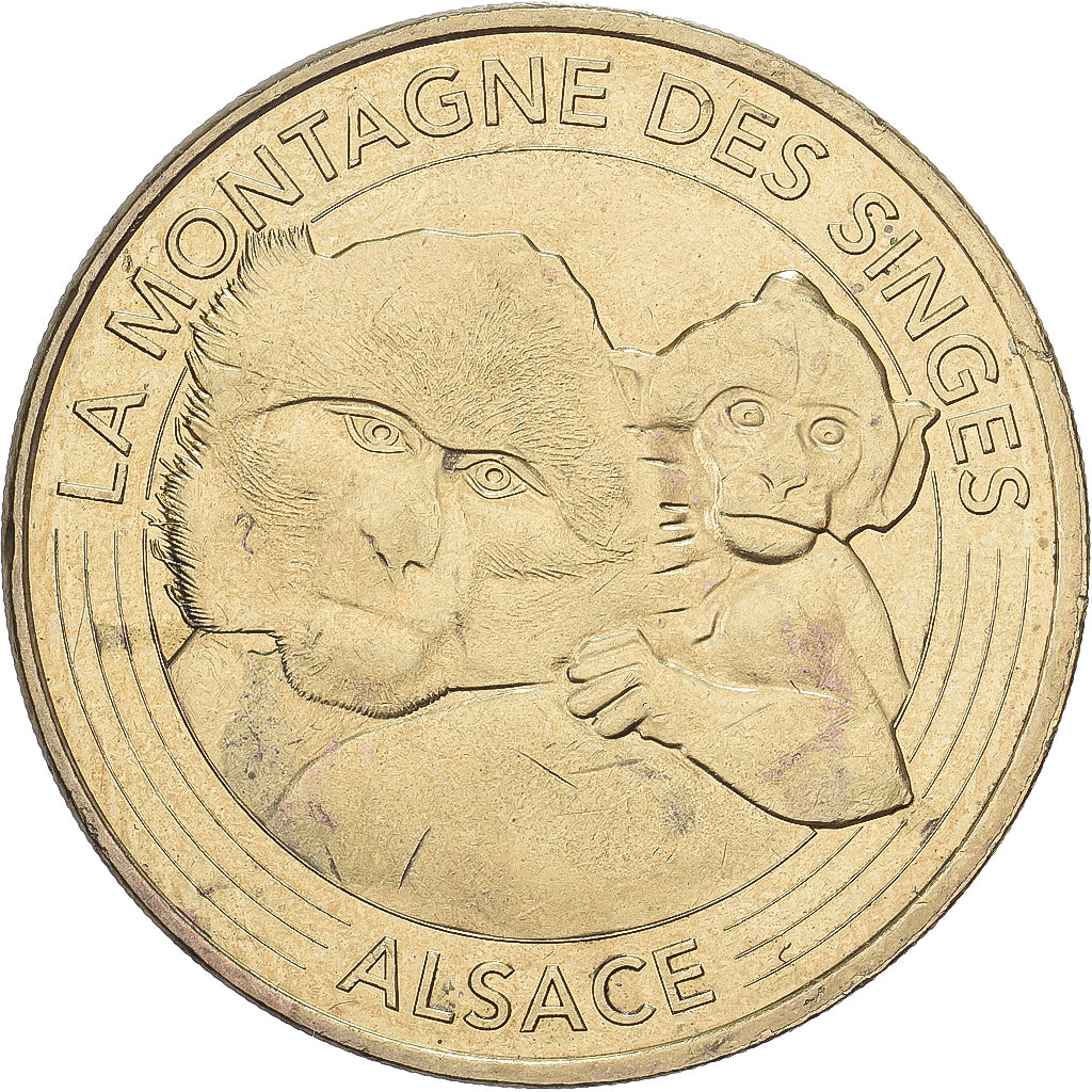 Francia, ficha, Kintzheim -  Montagne des Singes, 2017, Rame-nichel-alluminio