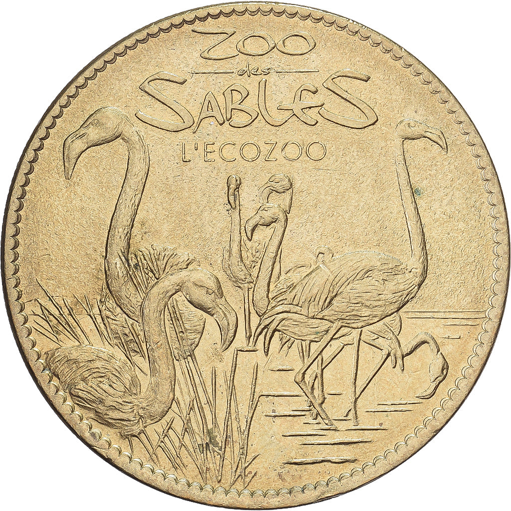 Francia, ficha, Sables d'Olonne - Eco zoo, 2014, Rame-nichel-alluminio, Arthus